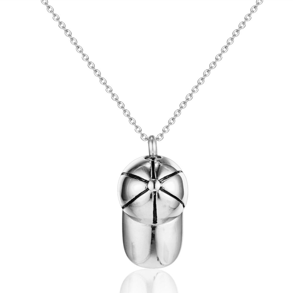 Baseball Cap Ashes Necklace Cap Shaped Cremation Pendants | Cap Ashes Necklace