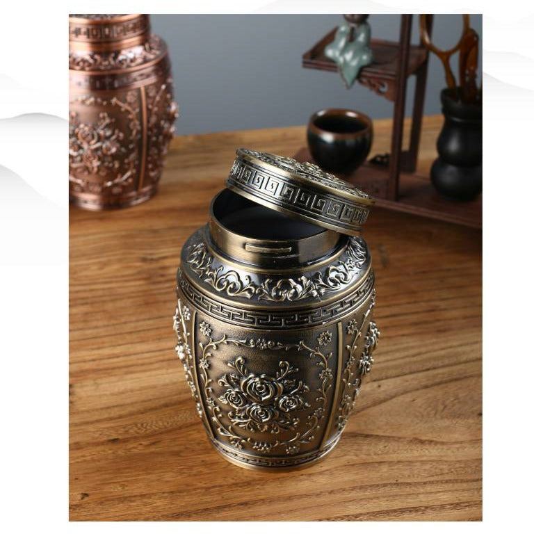 Luxurious Electroplate Metal Ashes Urn | Metal Cremation Urns