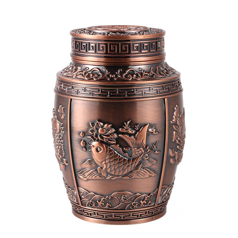 Luxurious Electroplate Metal Ashes Urn | Metal Cremation Urns