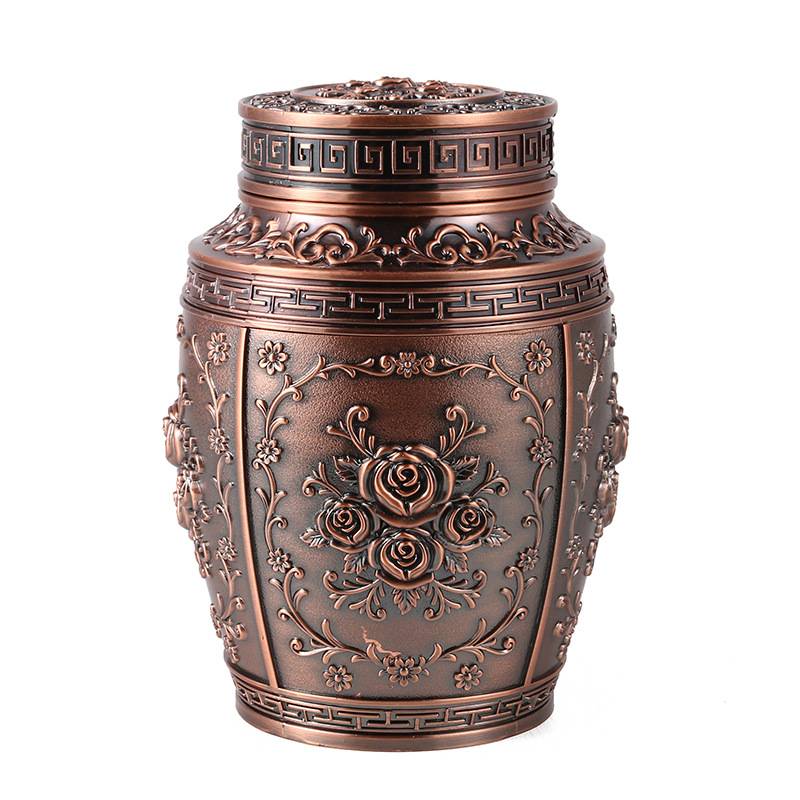 Luxurious Electroplate Metal Ashes Urn | Metal Cremation Urns