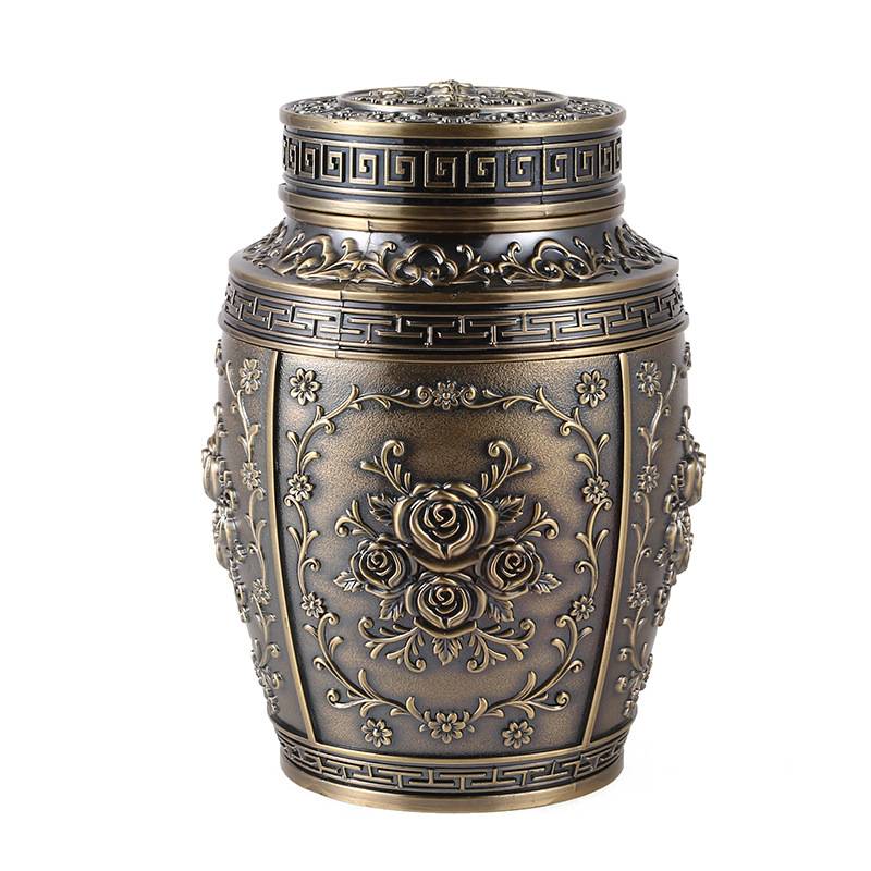 Luxurious Electroplate Metal Ashes Urn | Metal Cremation Urns