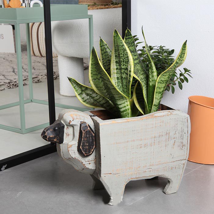 Sheep Wooden Plant Stand