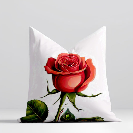 Valentine Rose Pillow Cover