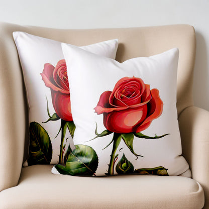 Valentine Rose Pillow Cover