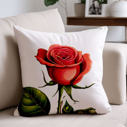 Valentine Rose Pillow Cover