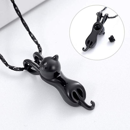 Cat Ashes Necklace | Cat Necklace for Ashes