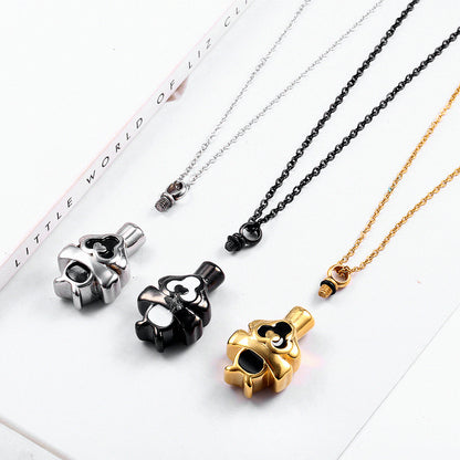 High Polished Dog Ashes Necklace Performe Necklace | Dog Ashes Pendant