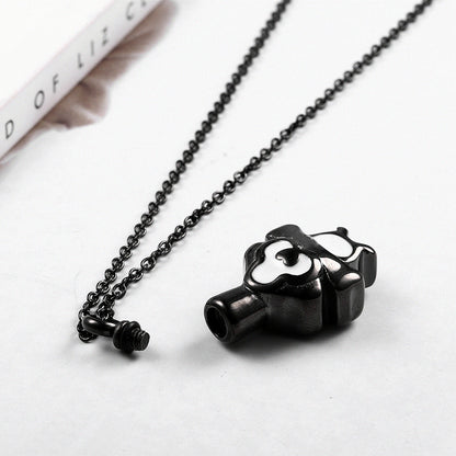 High Polished Dog Ashes Necklace Performe Necklace | Dog Ashes Pendant
