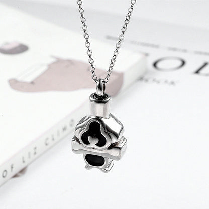 High Polished Dog Ashes Necklace Performe Necklace | Dog Ashes Pendant