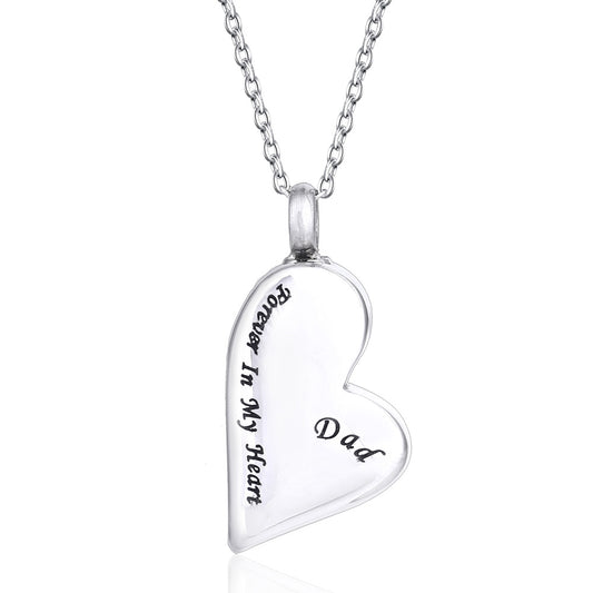 Forever in My Heart Necklaces for Ashes of Loved Ones | Loved Ones Ashes Necklace