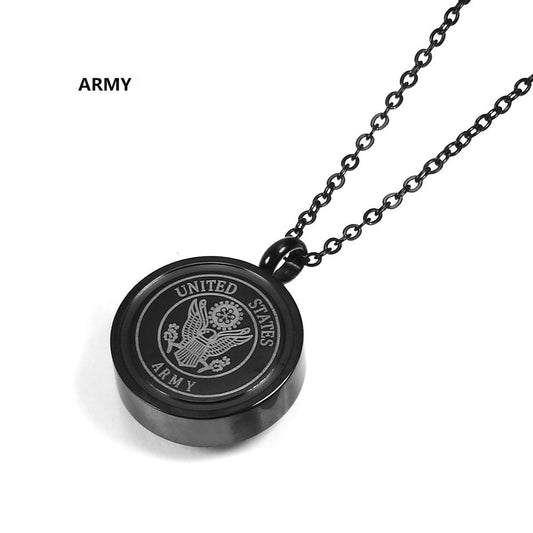 United States Military Soldier Ashes Necklace | United States Military Urn Necklace